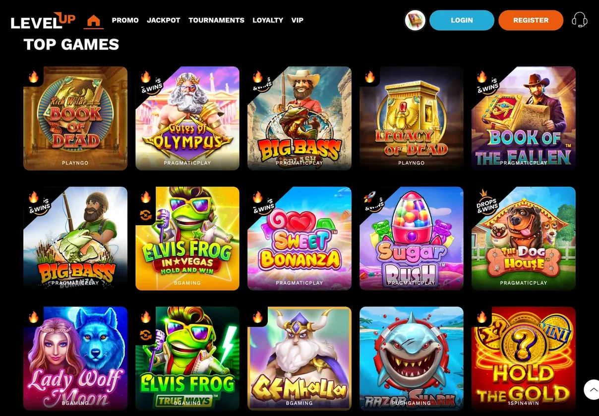 Level Up Casino Games